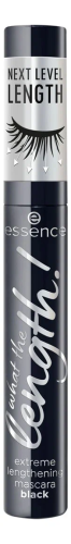 ESSENCE тушь д/ресниц ультраудлинение what the length extreme lengthening mascara black т.01